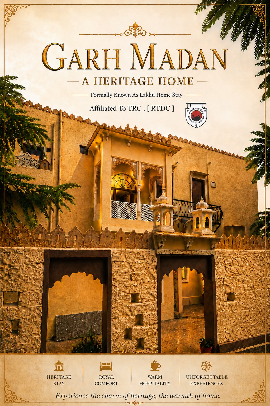 Garh Madan Heritage Homestay, formally known as Lakhu Home Stay, restored haveli in Jodhpur Rajasthan